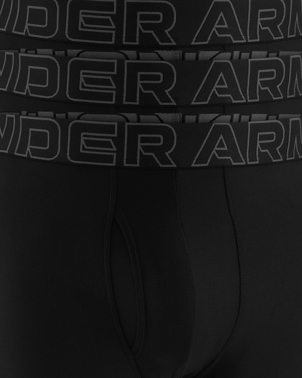 UA Performance Tech™ Men's 6" 3-Pack Boxerjock® - Black
