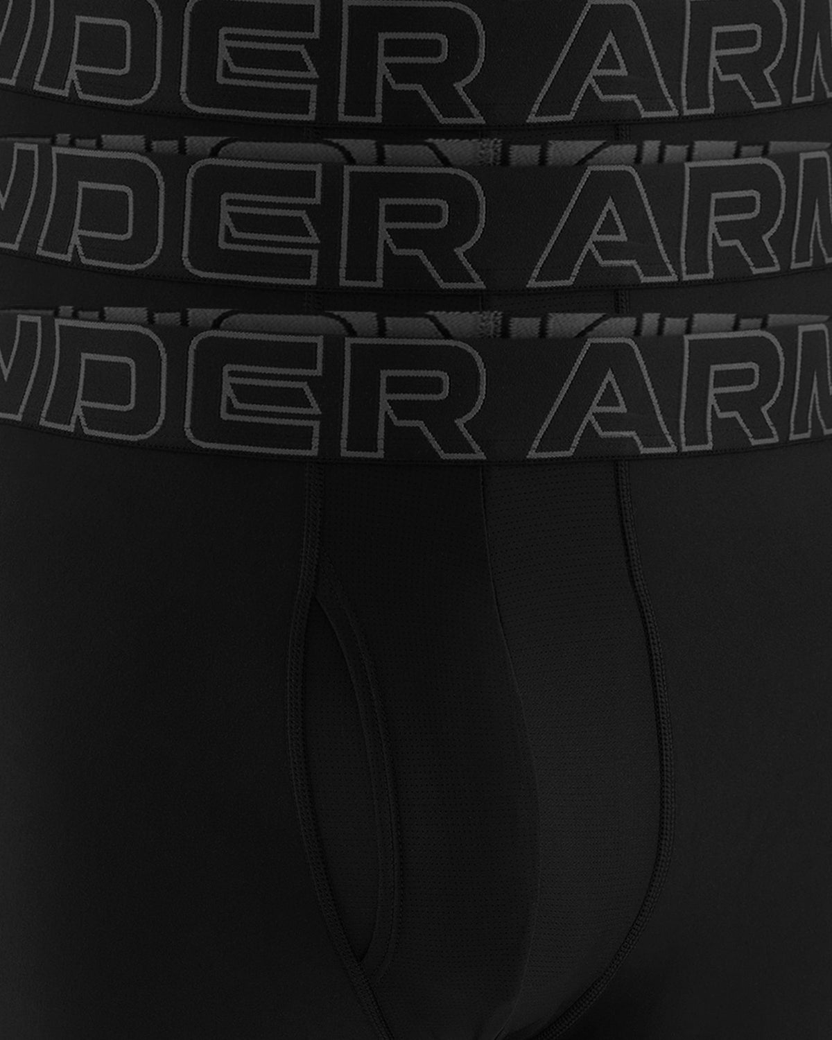 UA Performance Tech™ Men's 6" 3-Pack Boxerjock® - Black