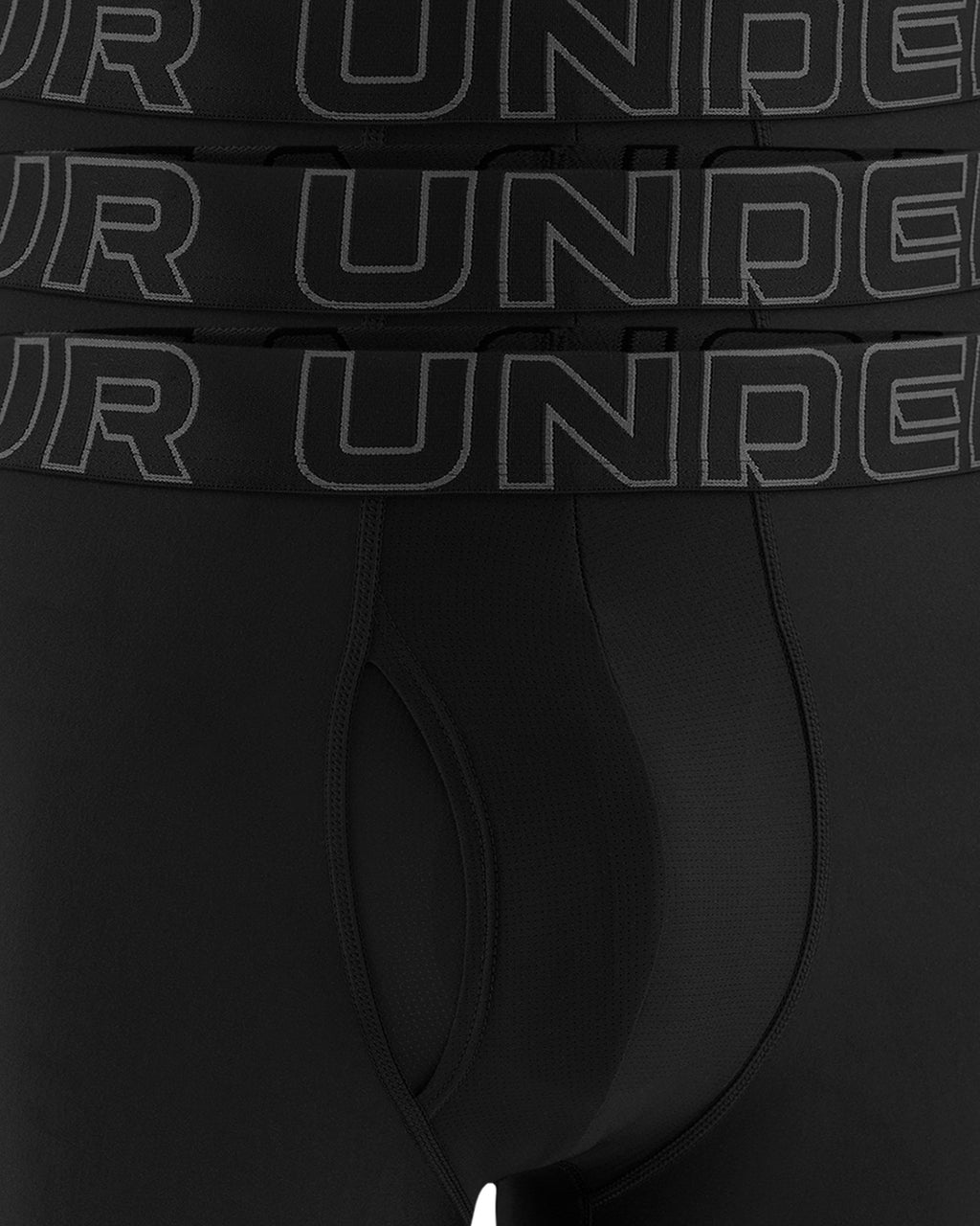 UA Performance Tech™ Men's 9" 3-Pack Boxerjock® - Black