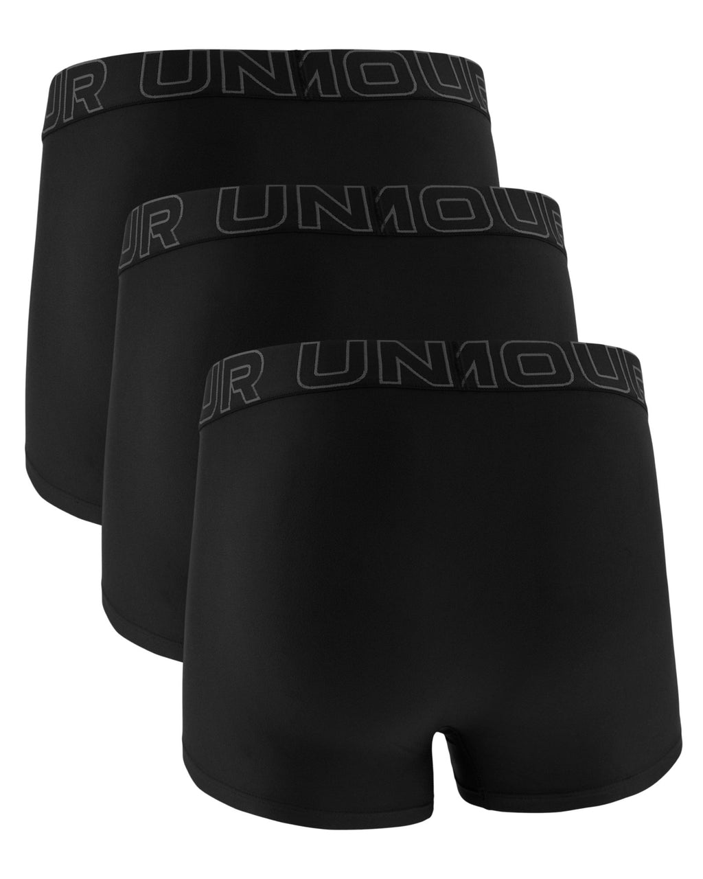 UA Performance Tech™ Men's 3" 3-Pack Boxerjock® - Black