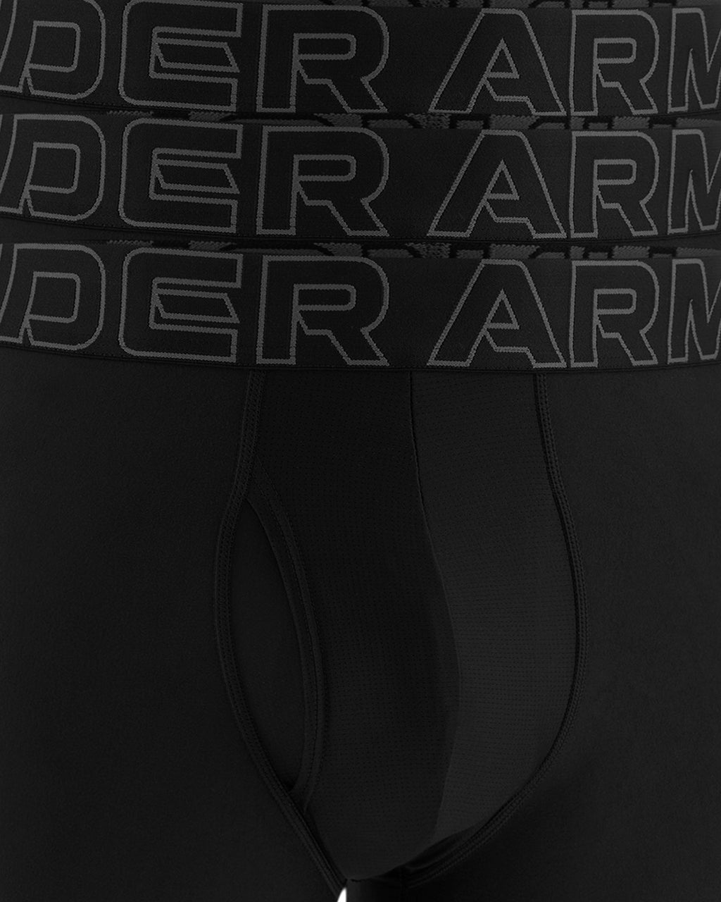 UA Performance Tech™ Men's 3" 3-Pack Boxerjock® - Black