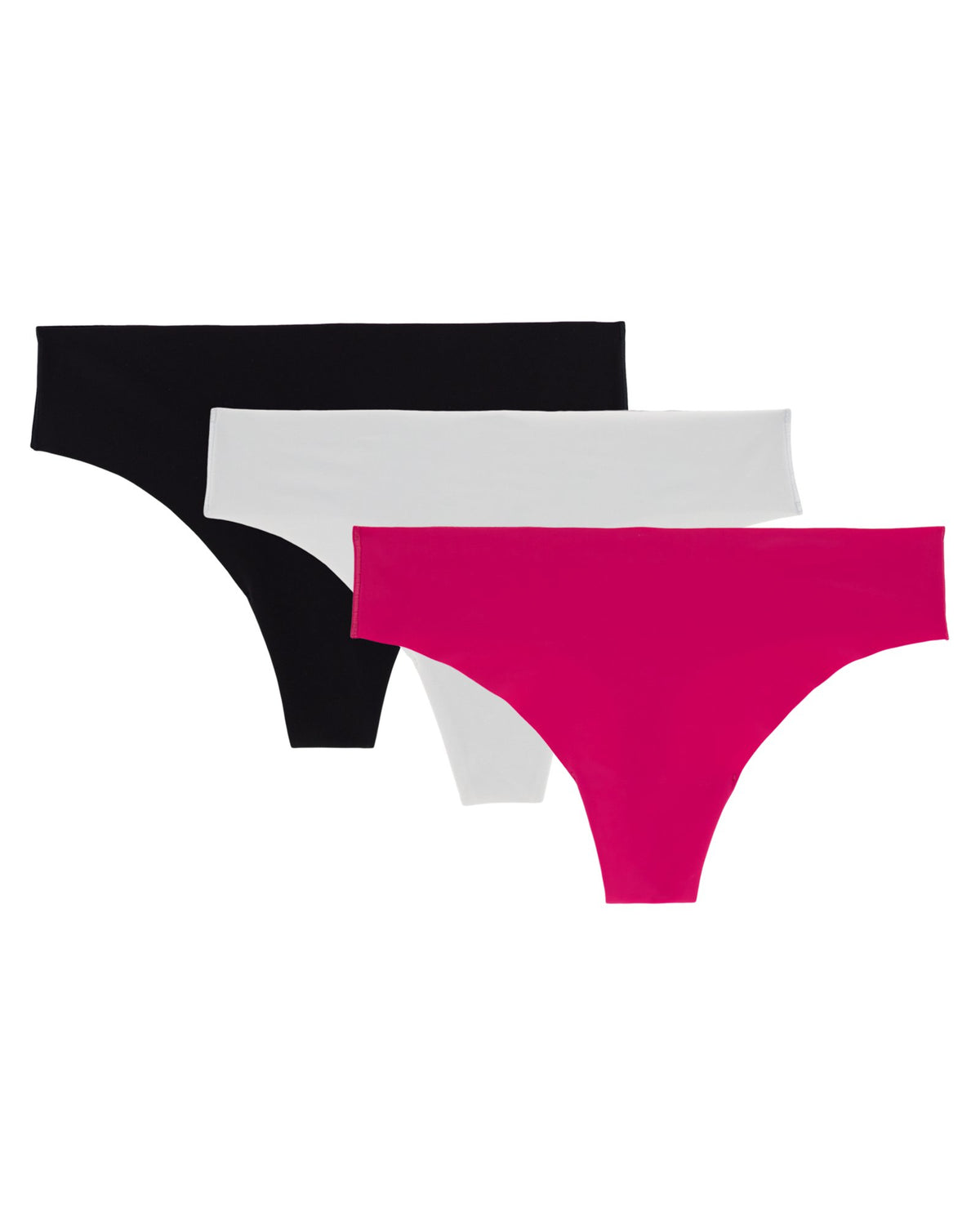 UA Essential Stretch Women's 3-Pack No Show Thong - Brown