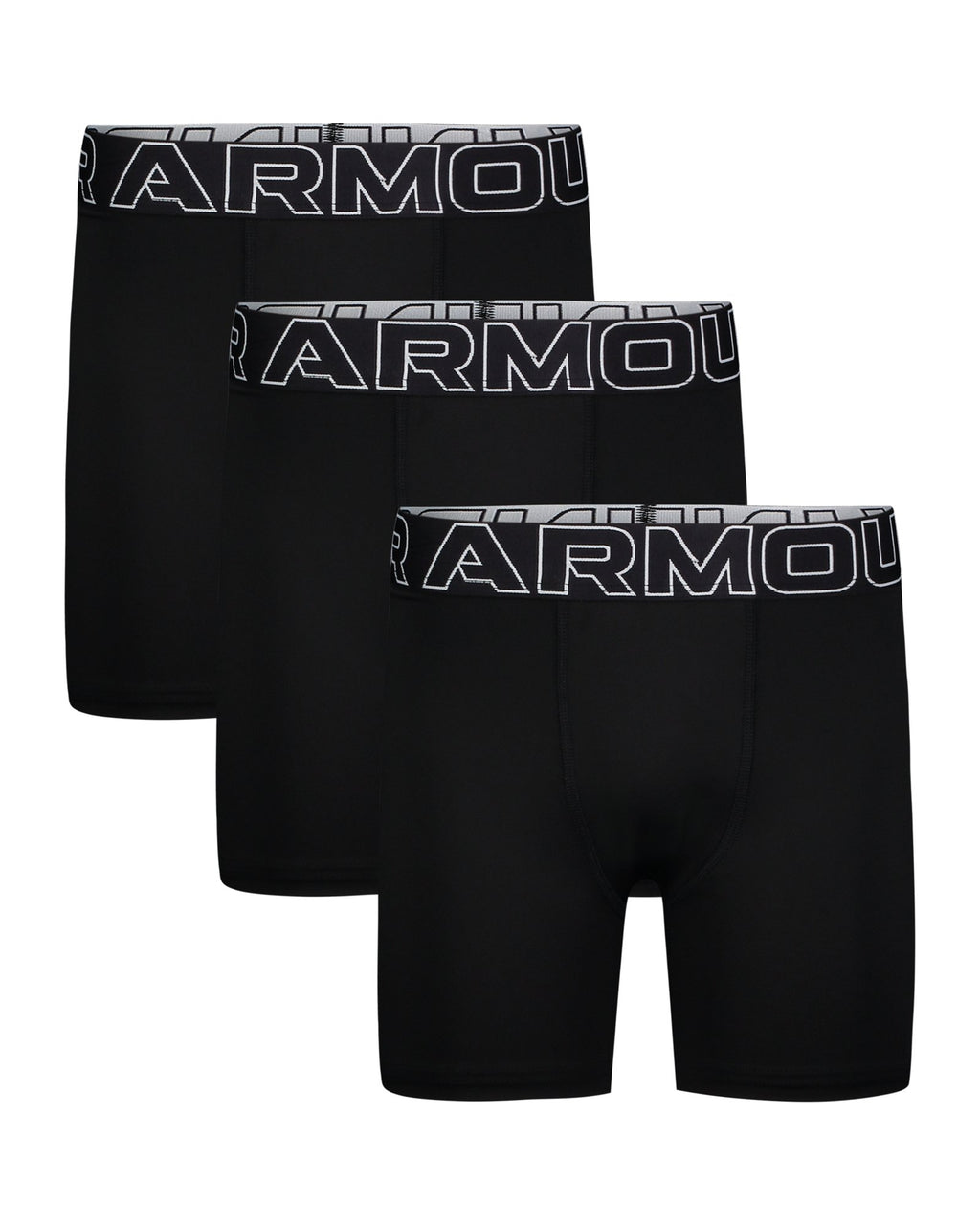 UA Performance Tech™ Boys' 4" Boxerjock® - Black