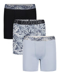 UA Performance Tech™ Printed Boys' 4" Boxerjock® - Gray