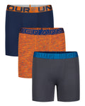 UA Performance Tech™ Printed Boys' 4" Boxerjock® - Orange