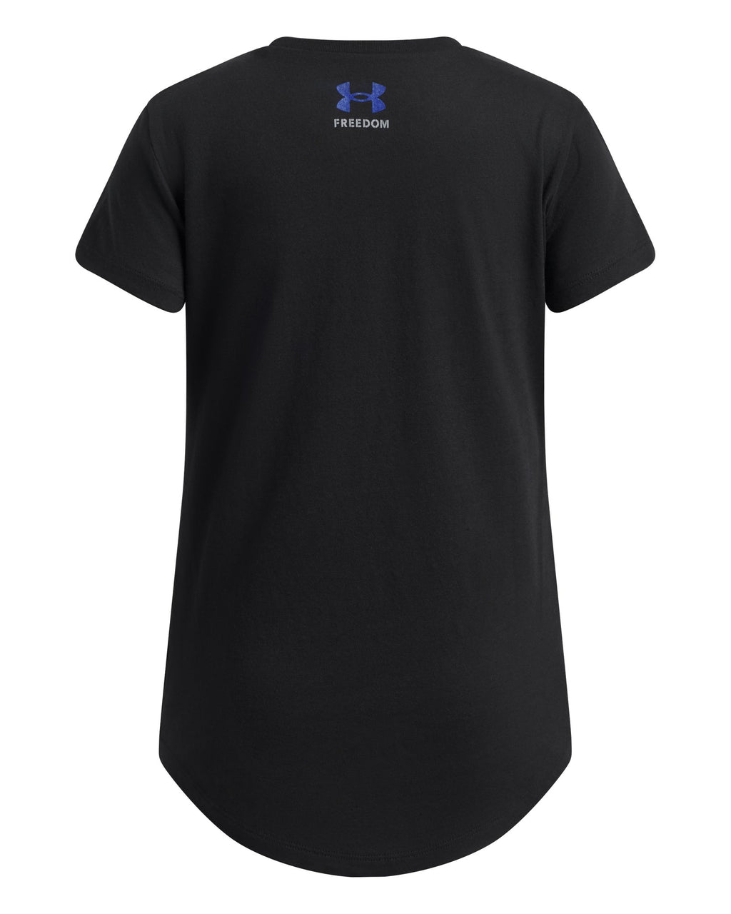 UA Freedom Flag New Girls' T-Shirt - Black