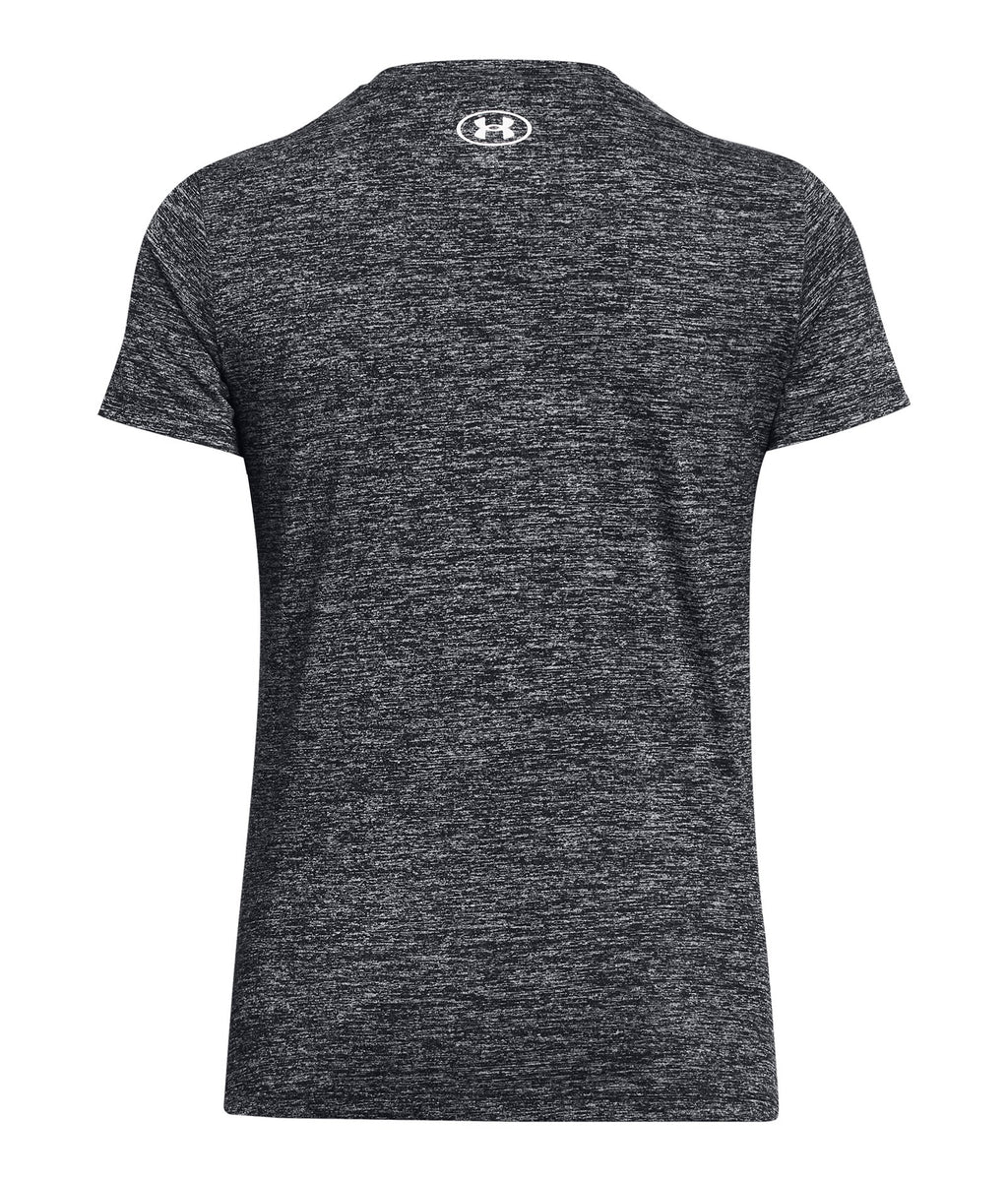 UA Tech™ Twist Women's V-Neck Short Sleeve - Black