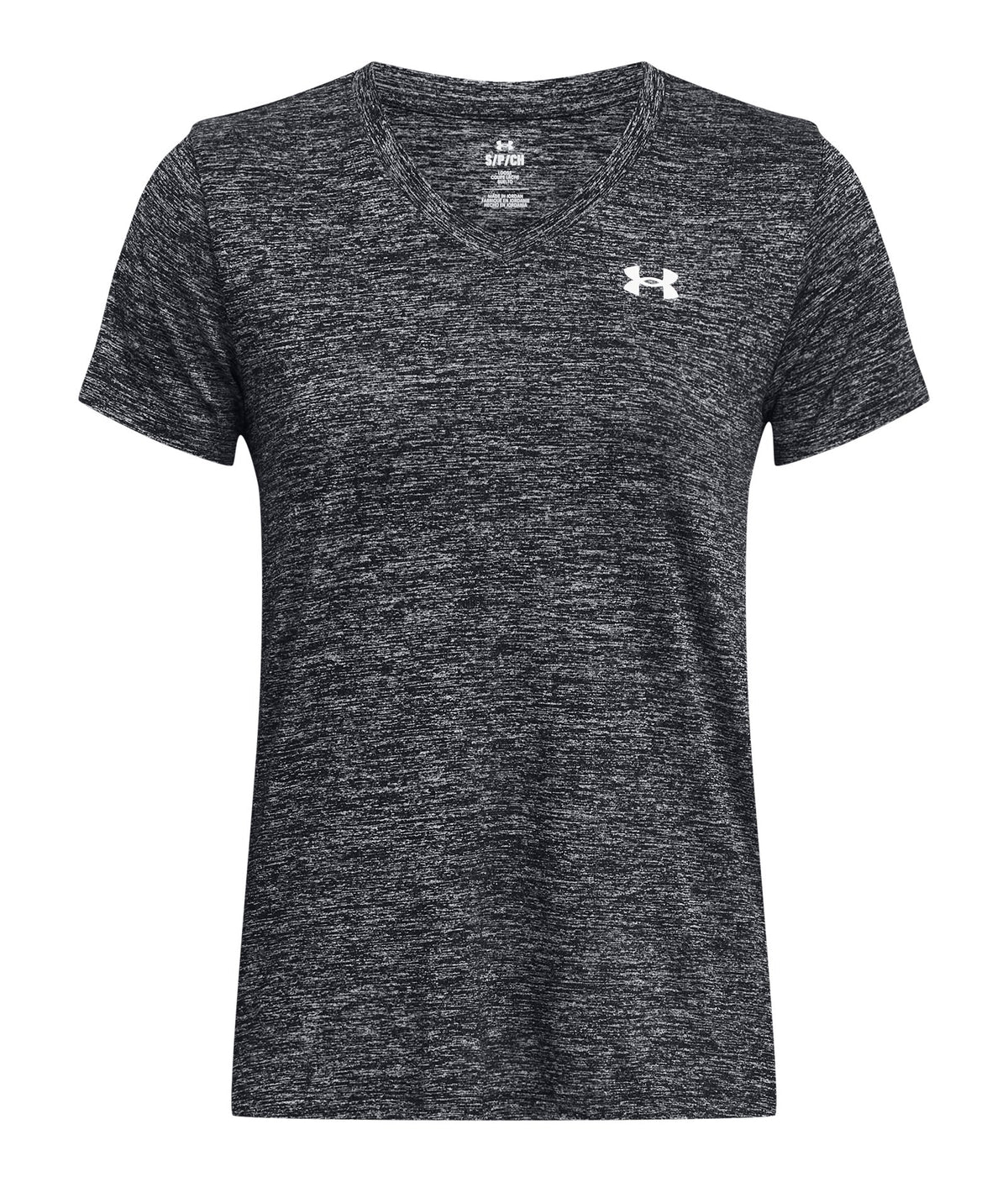 UA Tech™ Twist Women's V-Neck Short Sleeve - Black
