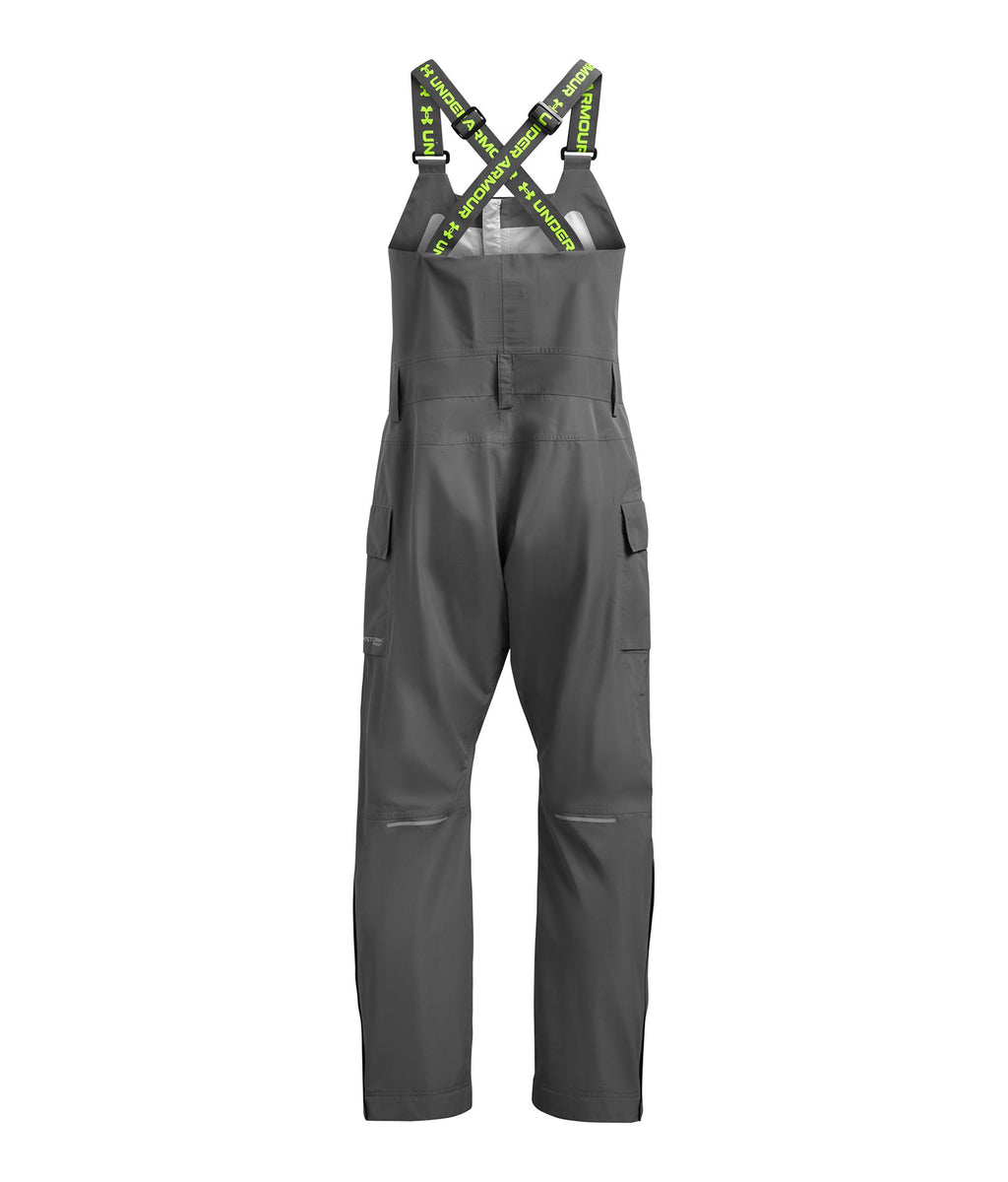 UA Fish Elite Men's Rain Bib - Gray