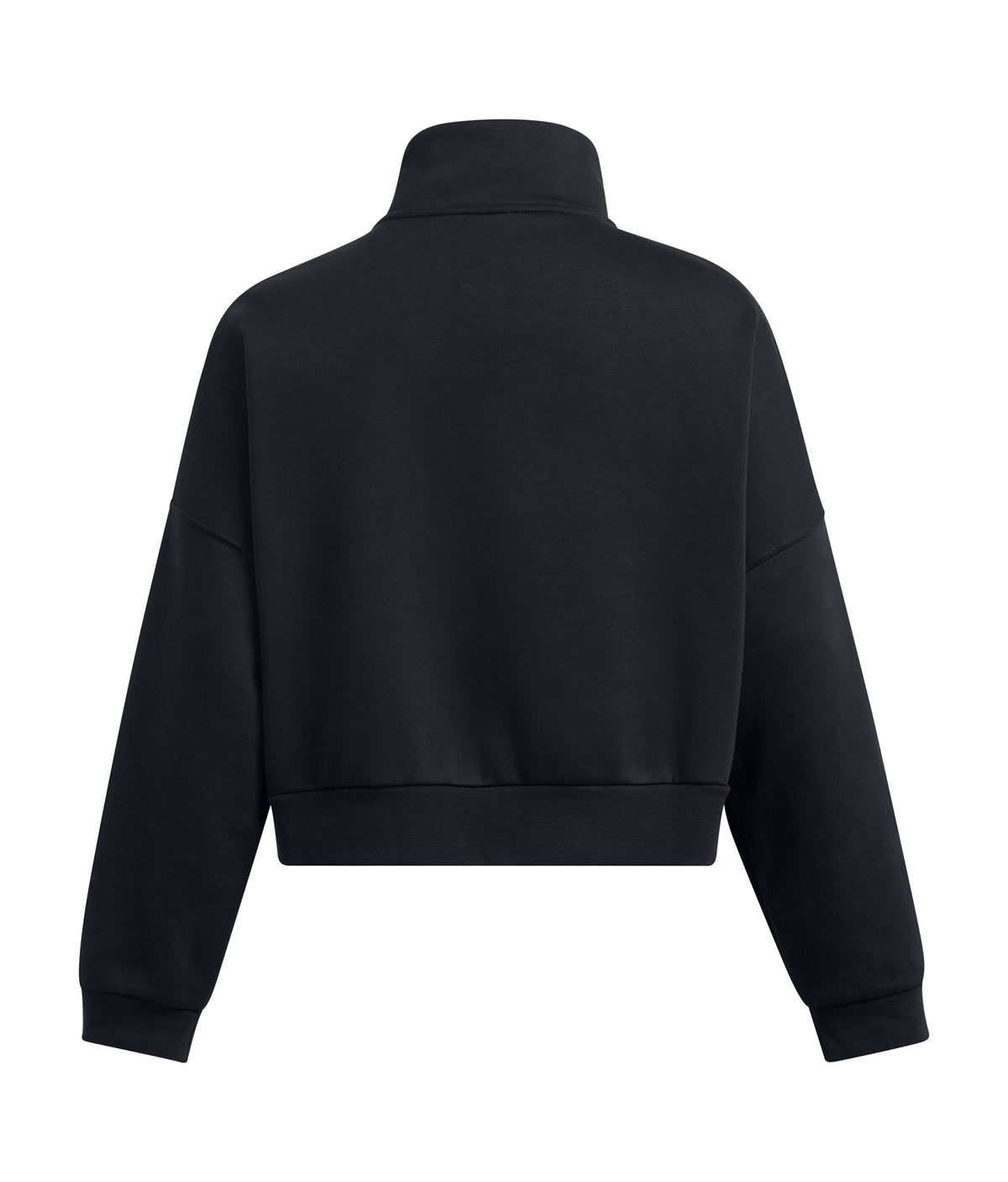 UA Icon Fleece Women's Oversized ½ Zip - Black