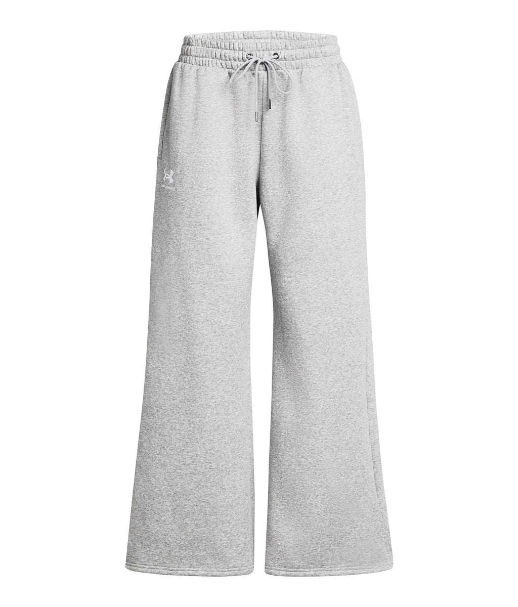 UA Icon Fleece Women's Wide Leg Pants - Black
