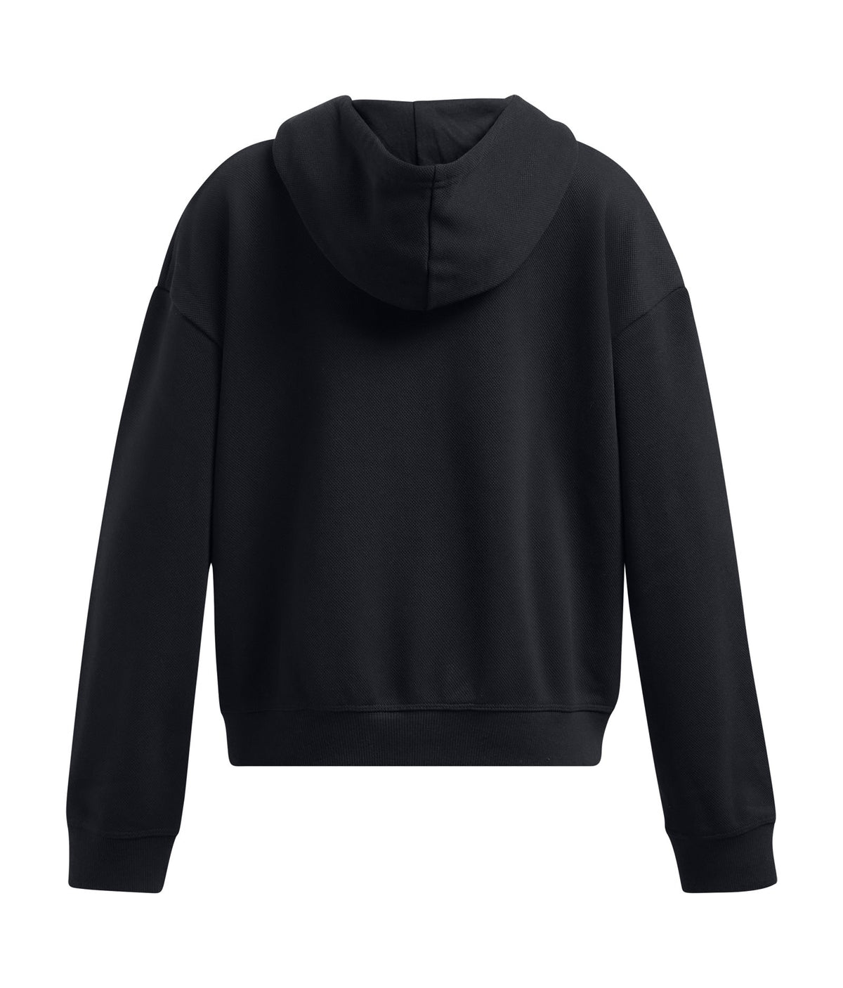 UA Rival Fleece Textured Girls' ½ Zip - Black