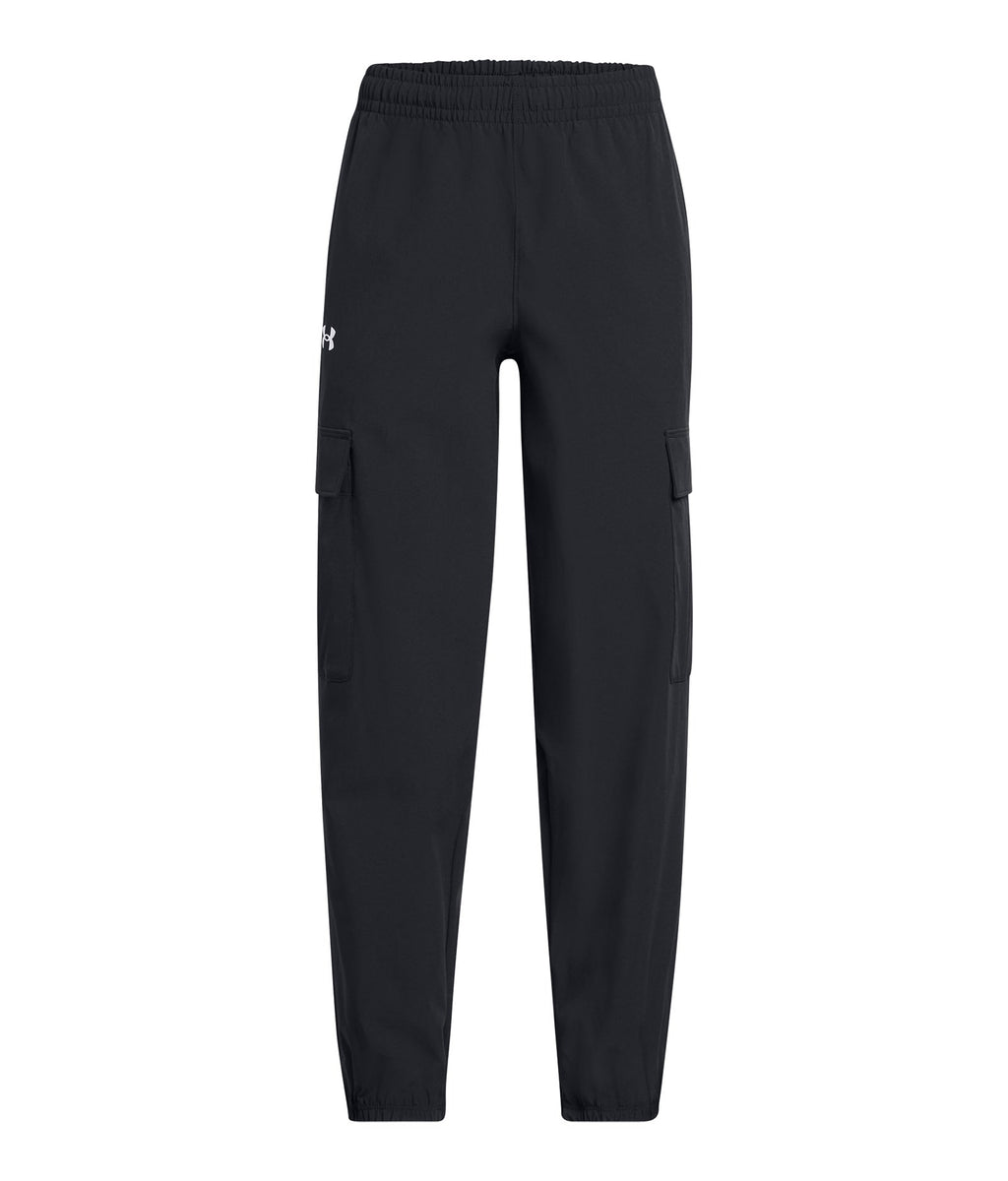 UA Rival Woven Girls' Cargo Pants - Black