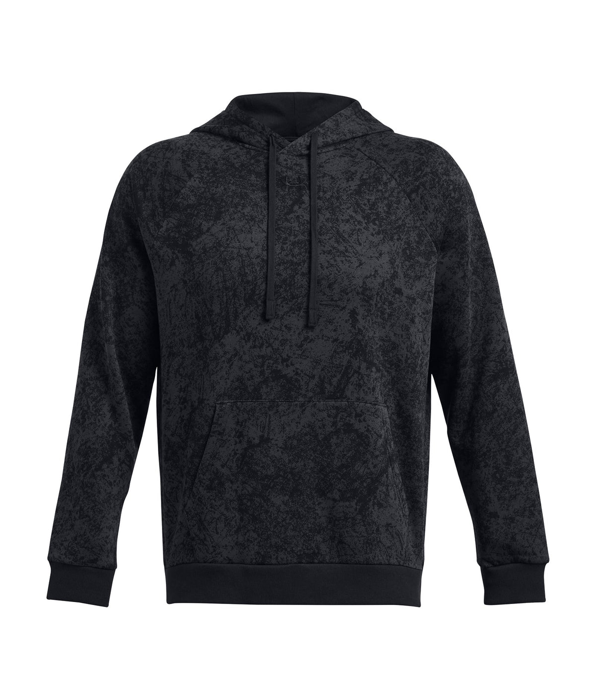 UA Rival Fleece Camo Printed Men's Hoodie - Black