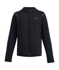 UA Unstoppable Fleece Boys' Full-Zip - Black