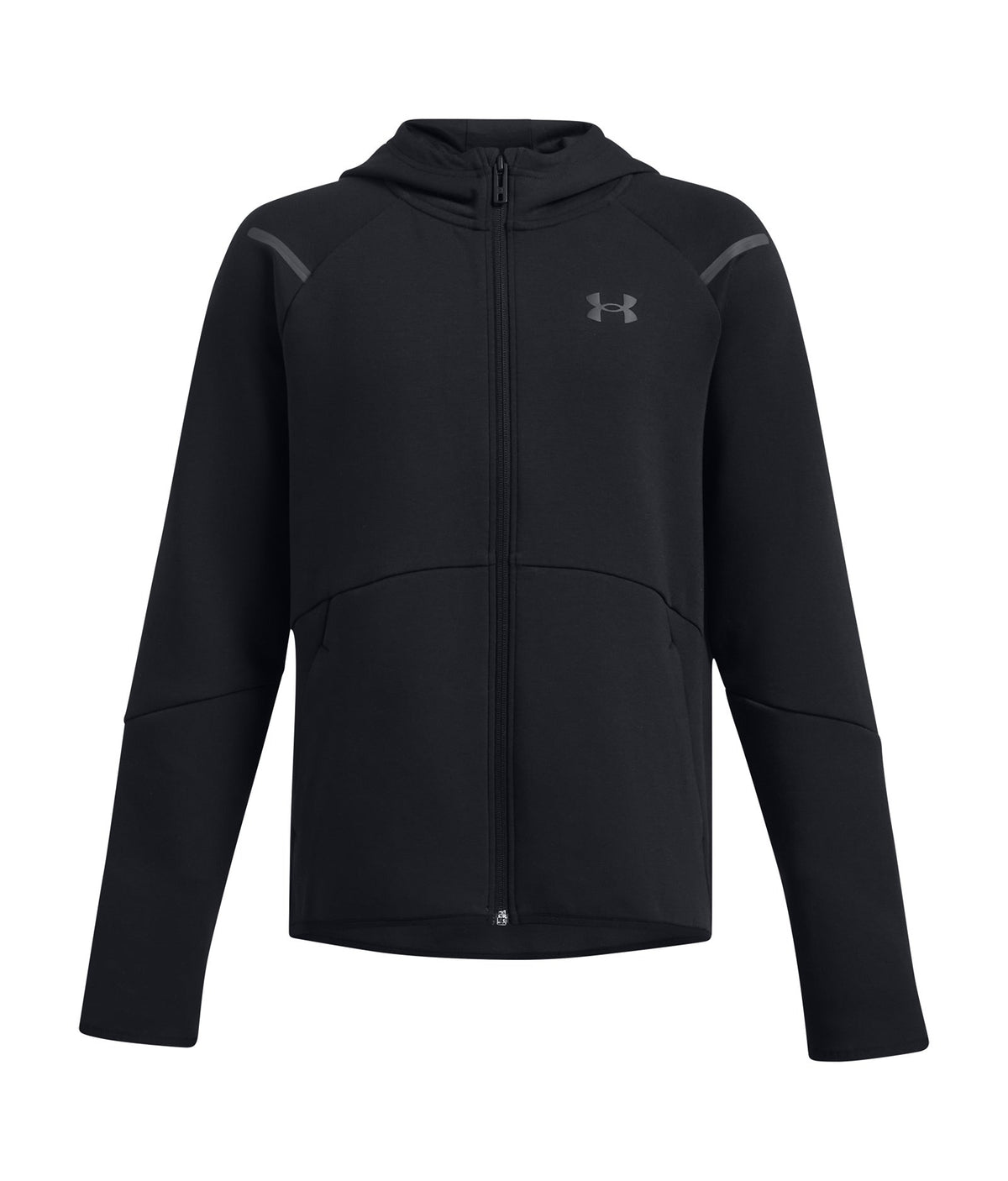 UA Unstoppable Fleece Boys' Full-Zip - Black
