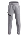 UA Unstoppable Fleece Boys' Joggers - Gray