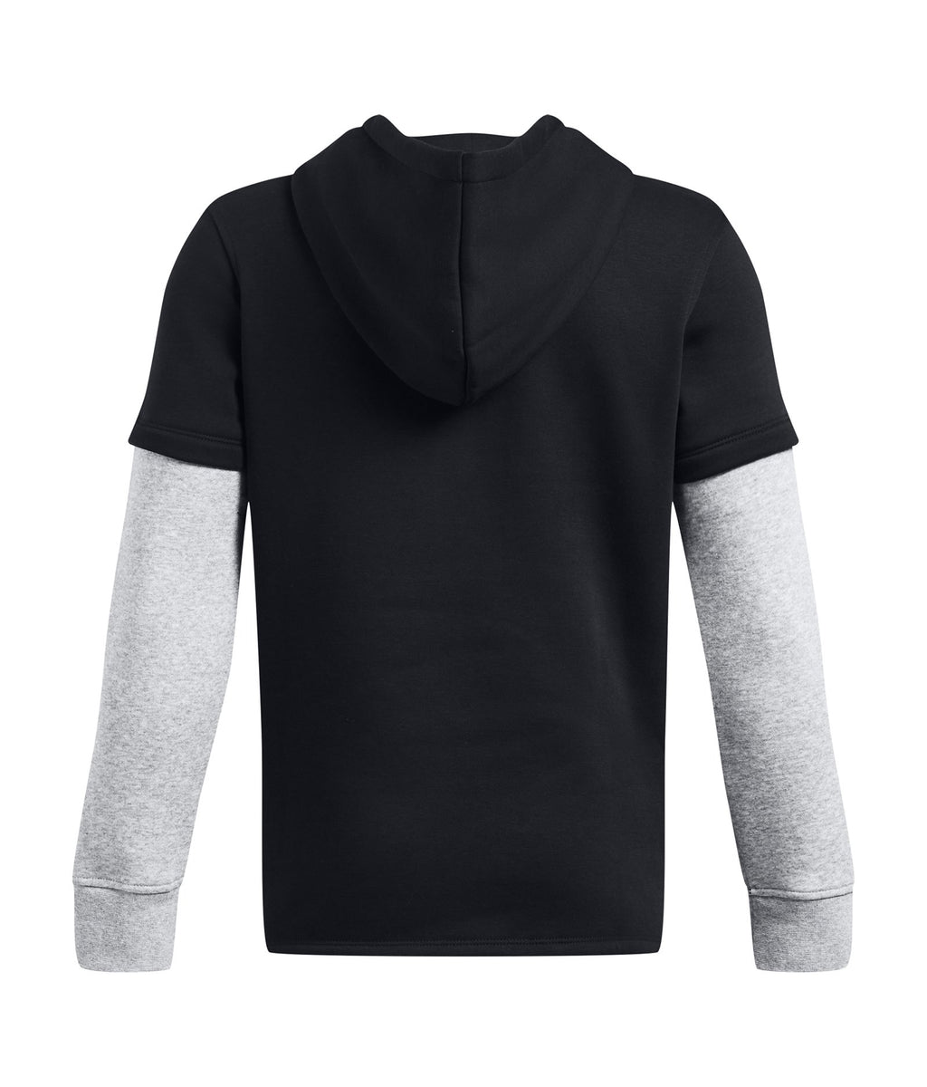 UA Icon Fleece Boys' Jersey Hoodie - Black