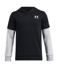 UA Icon Fleece Boys' Jersey Hoodie - Black