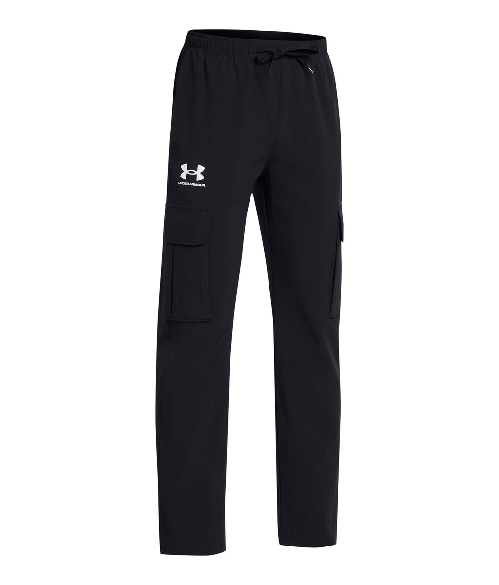 UA Icon Woven Boys' Pants - Black