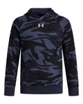 UA Rival Fleece Printed Boys' Hoodie - Blue