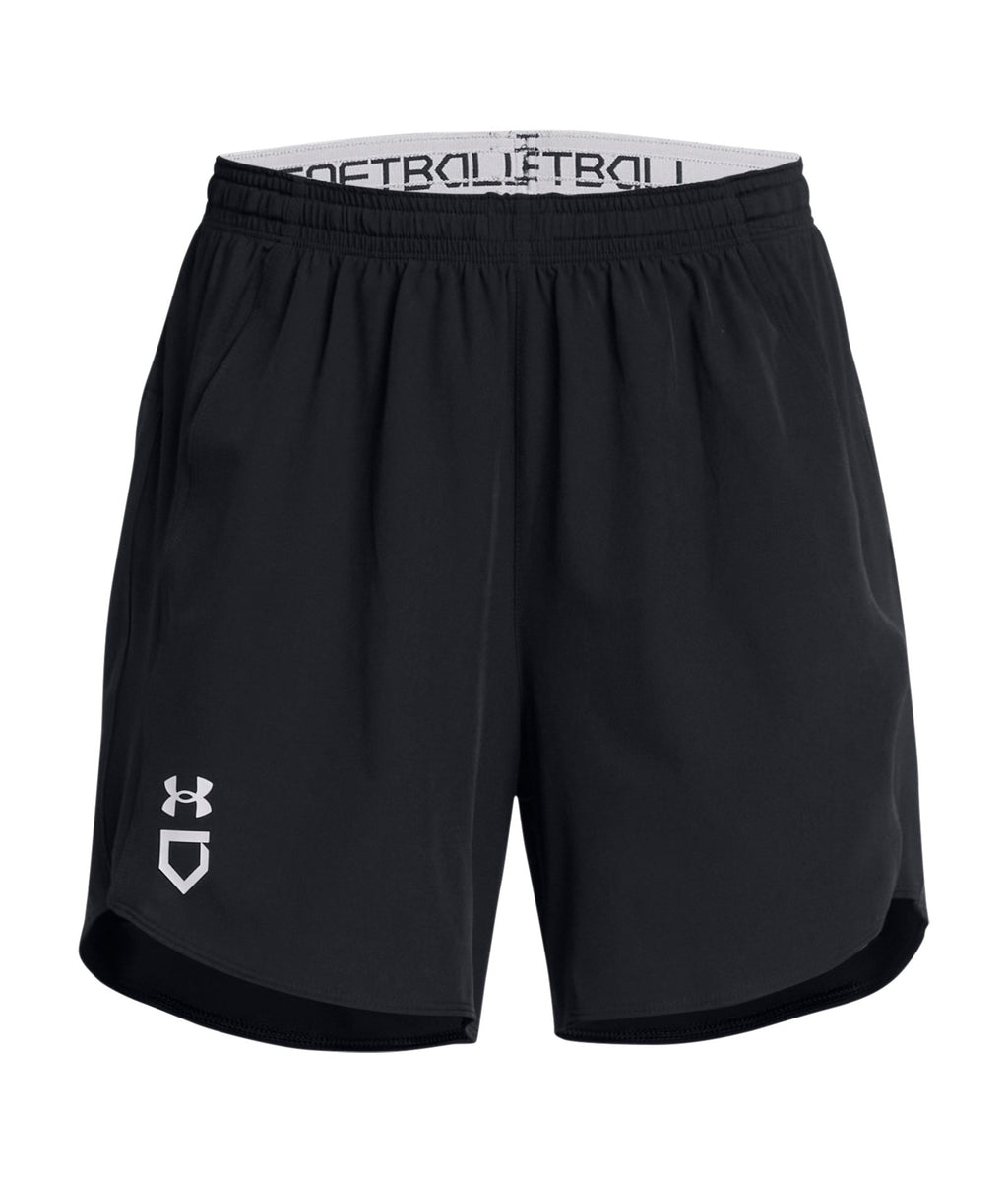 UA Utility Softball Women's 4.75" Shorts - Black