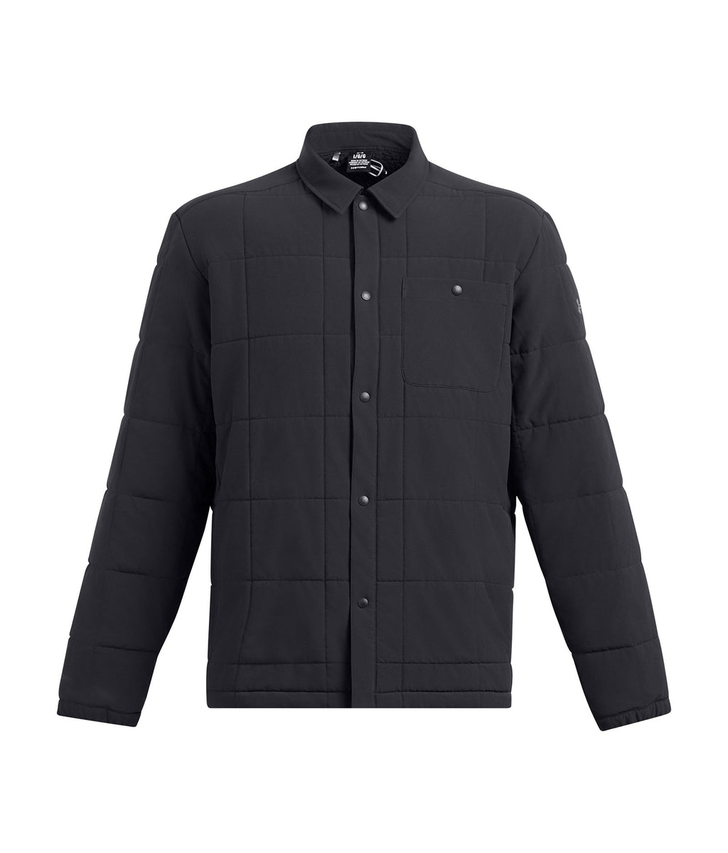 UA Expanse Quilted Men's Shacket - Black
