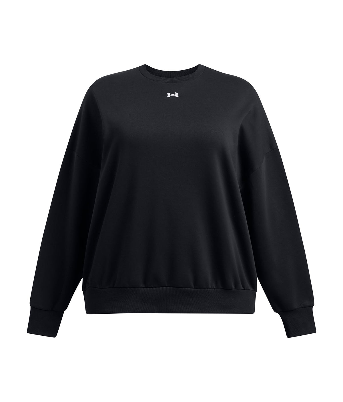 UA Rival Fleece Women's Oversized Crew - Black
