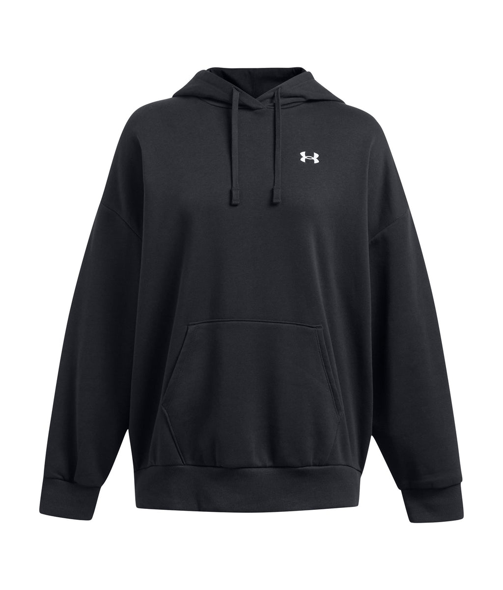 UA Rival Fleece Women's Oversized Hoodie - Black