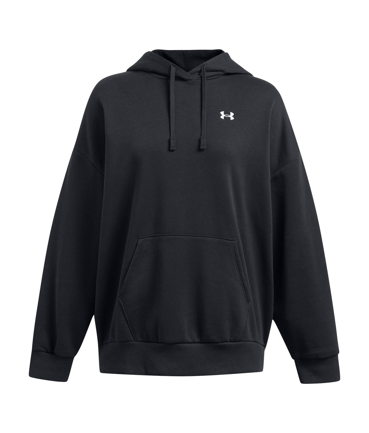UA Rival Fleece Women's Oversized Hoodie - Black