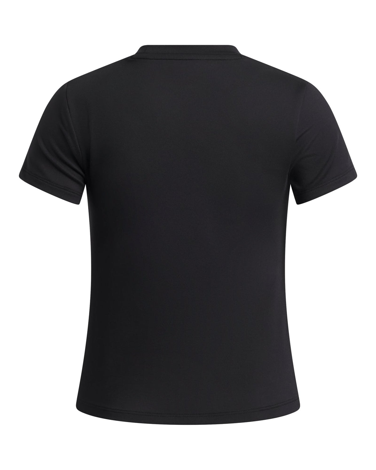 UA Movement Fitted Girls' Short Sleeve - Black