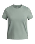 UA Movement Fitted Girls' Short Sleeve - Green