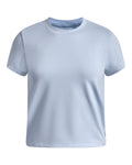 UA Movement Fitted Girls' Short Sleeve - Blue