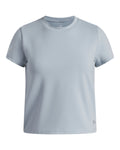 UA Movement Fitted Girls' Short Sleeve - Blue