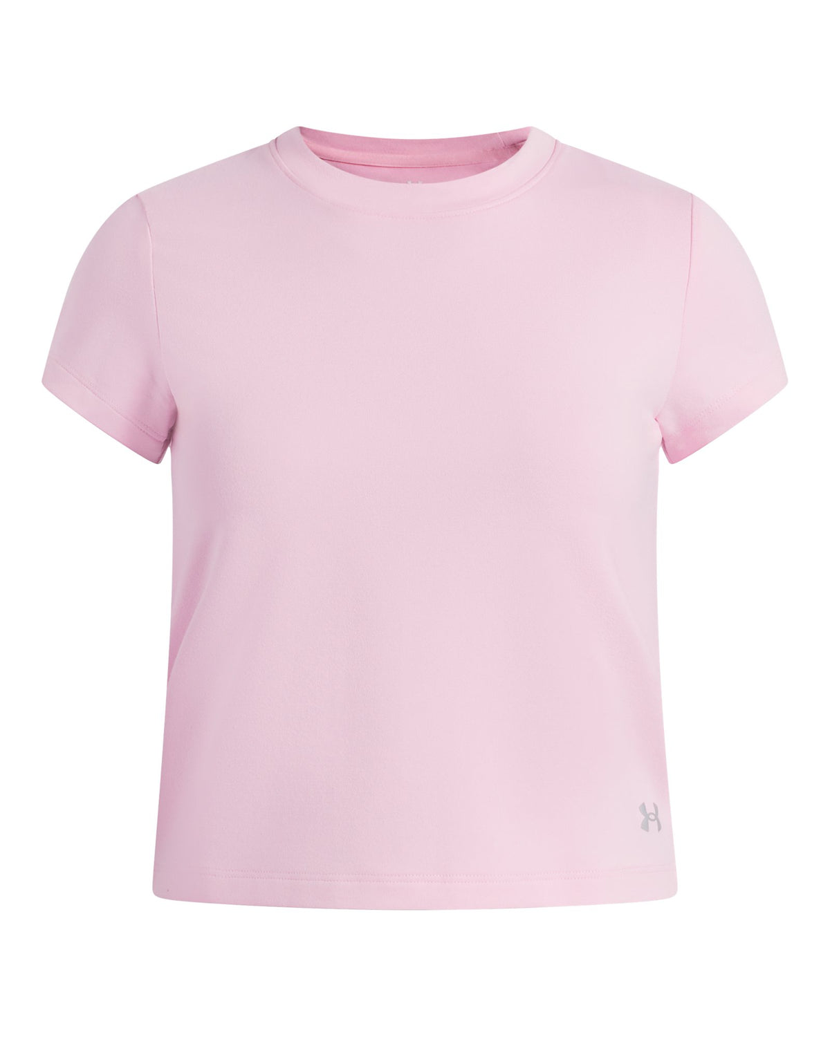 UA Movement Fitted Girls' Short Sleeve - Pink