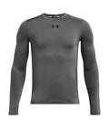 UA Hockey Grippy Boys' Fitted Long Sleeve - Gray