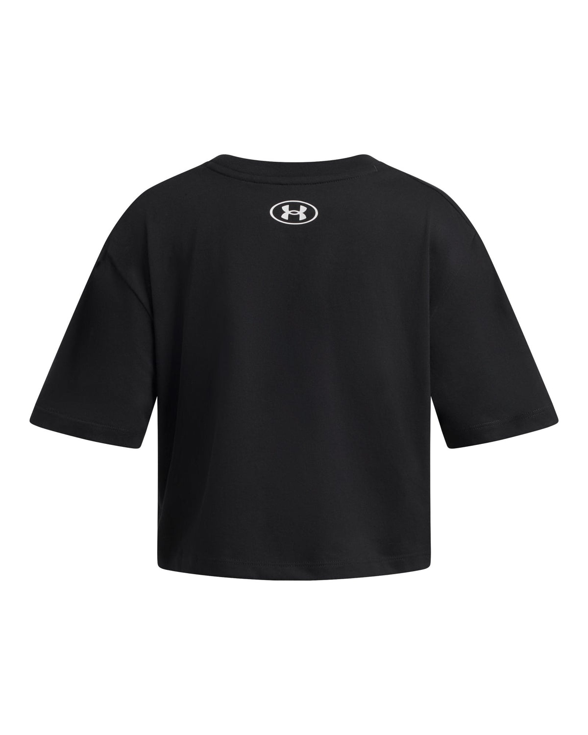 UA Rival Girls' Boxy Crop Short Sleeve - Black