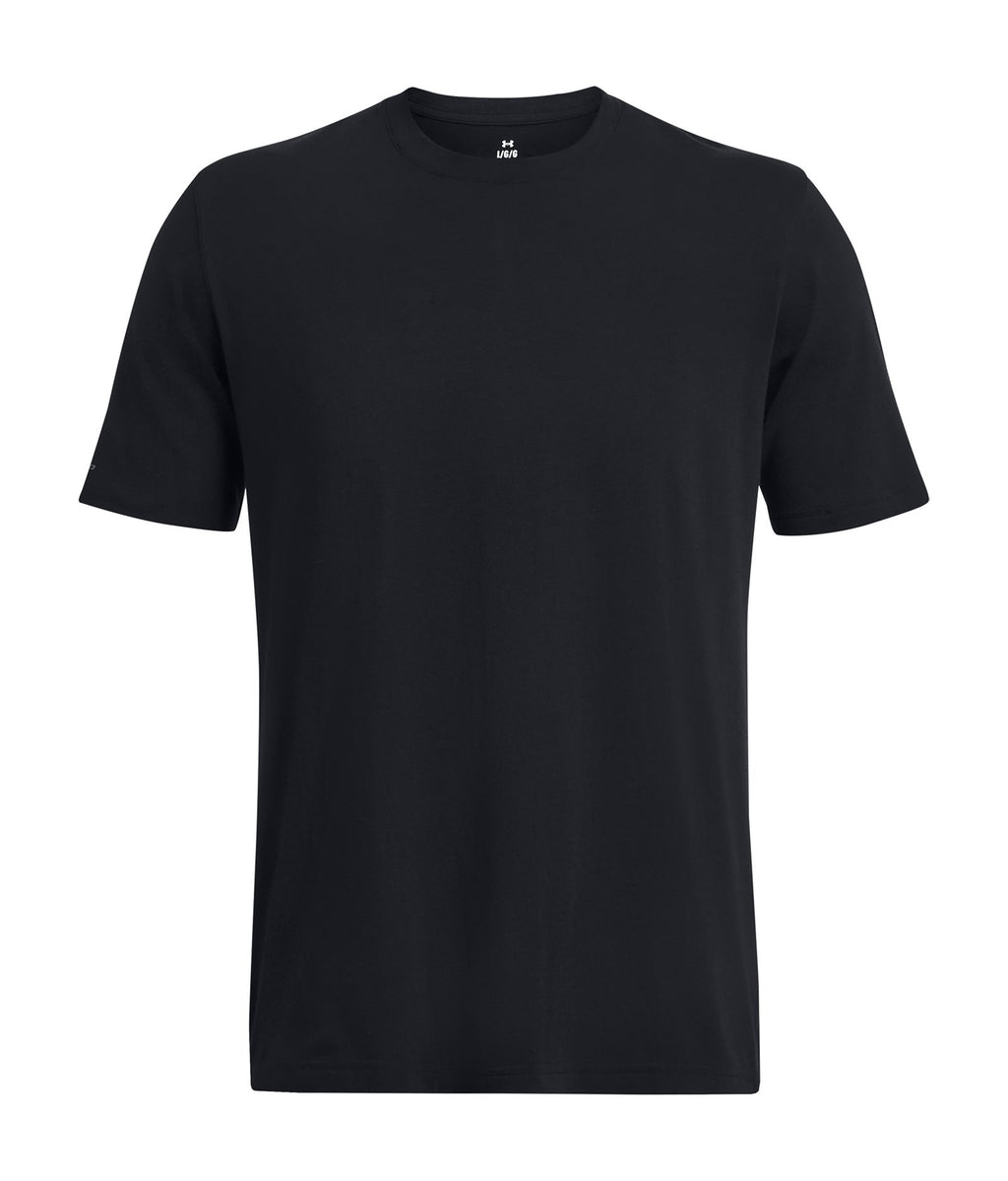 UA Icon Charged Cotton® Men's Short Sleeve - Black