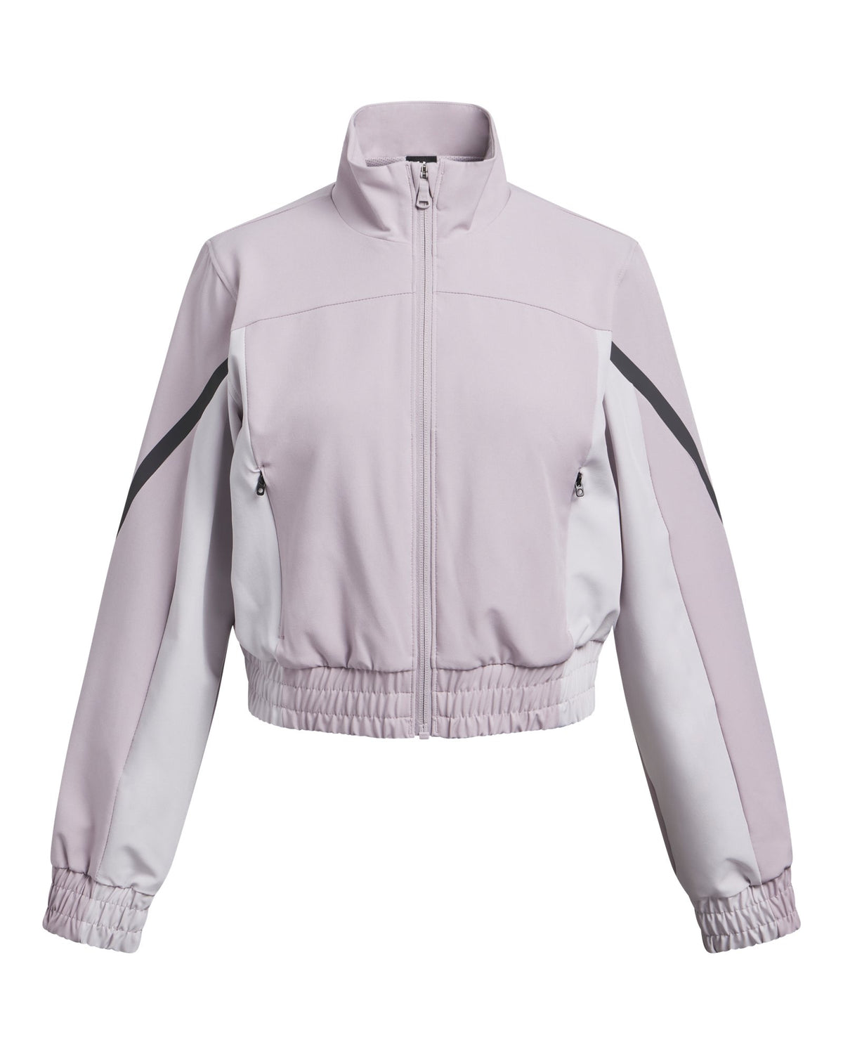 UA Unstoppable Girls' Crop Jacket - Gray