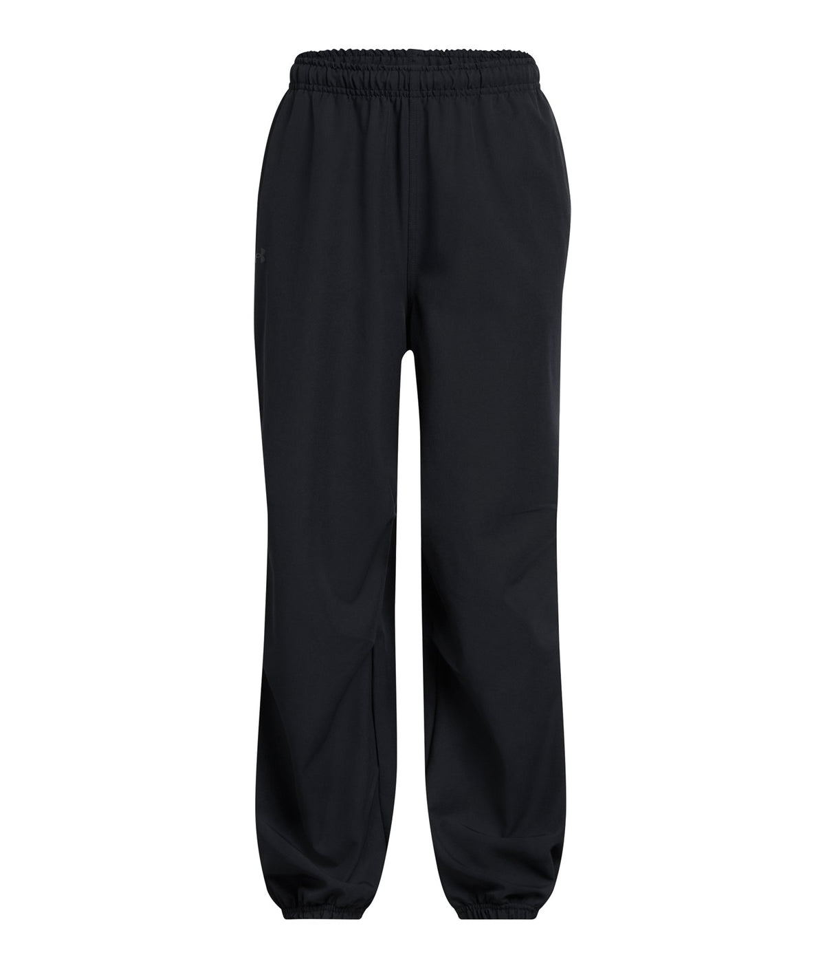 UA Unstoppable Woven Girls' Wide Leg Pants - Black