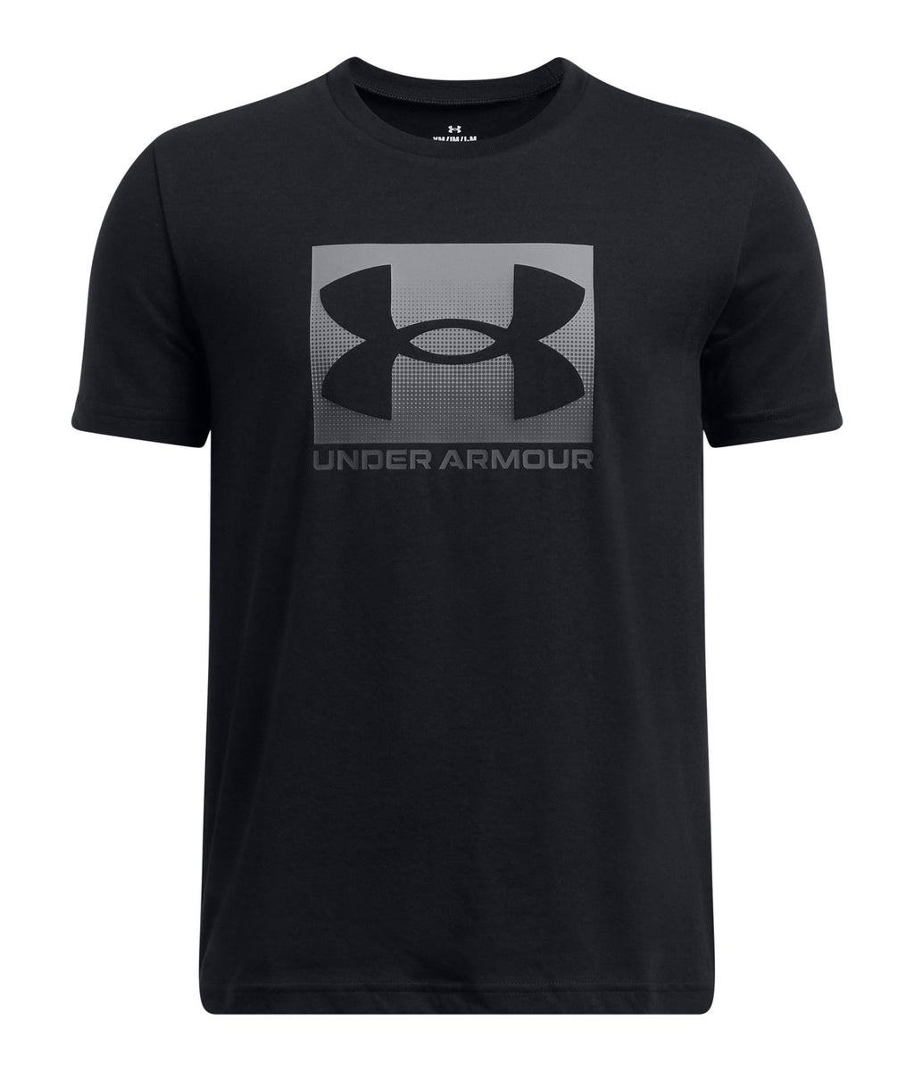 UA Boxed Sports Boys' Short Sleeve - Black