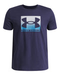 UA Boxed Sports Boys' Short Sleeve - Blue