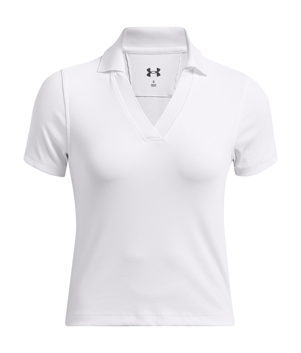 UA Premier Rib Women's Polo - White