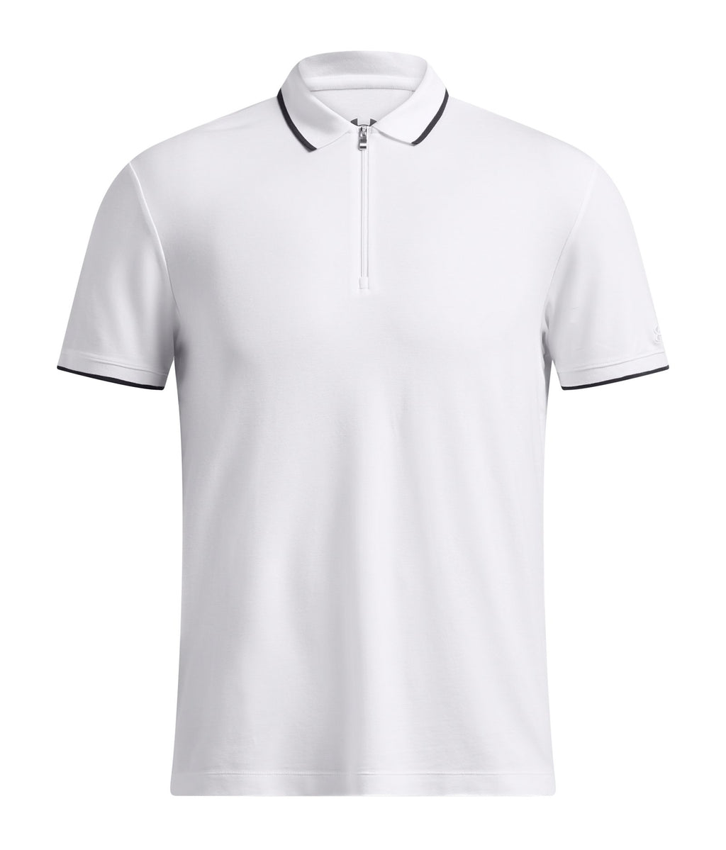UA Premier Zip Men's Polo - White