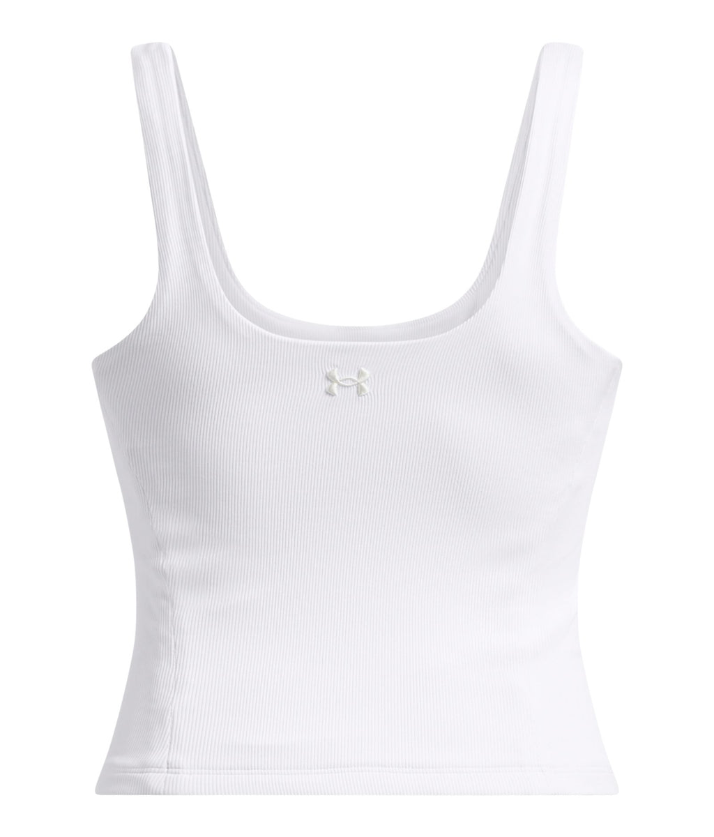 UA Premier Rib Women's Tank - White