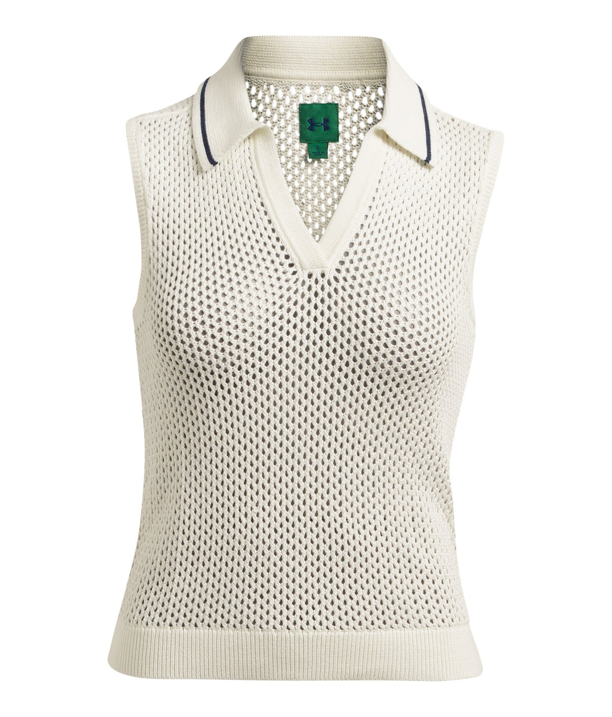 UA Premier Sleeveless Sweater Women's Polo - White