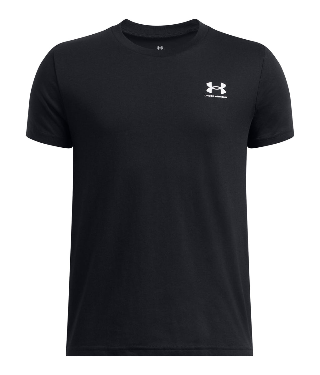UA Sportstyle Boys' Short Sleeve - Black