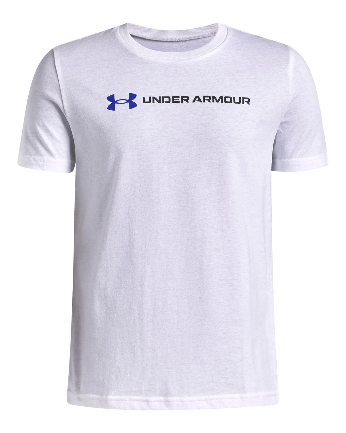 UA Logo Wordmark Boys' Short Sleeve - White