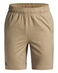 UA Tech™ Vent Print Blocked Boys' Shorts - Brown