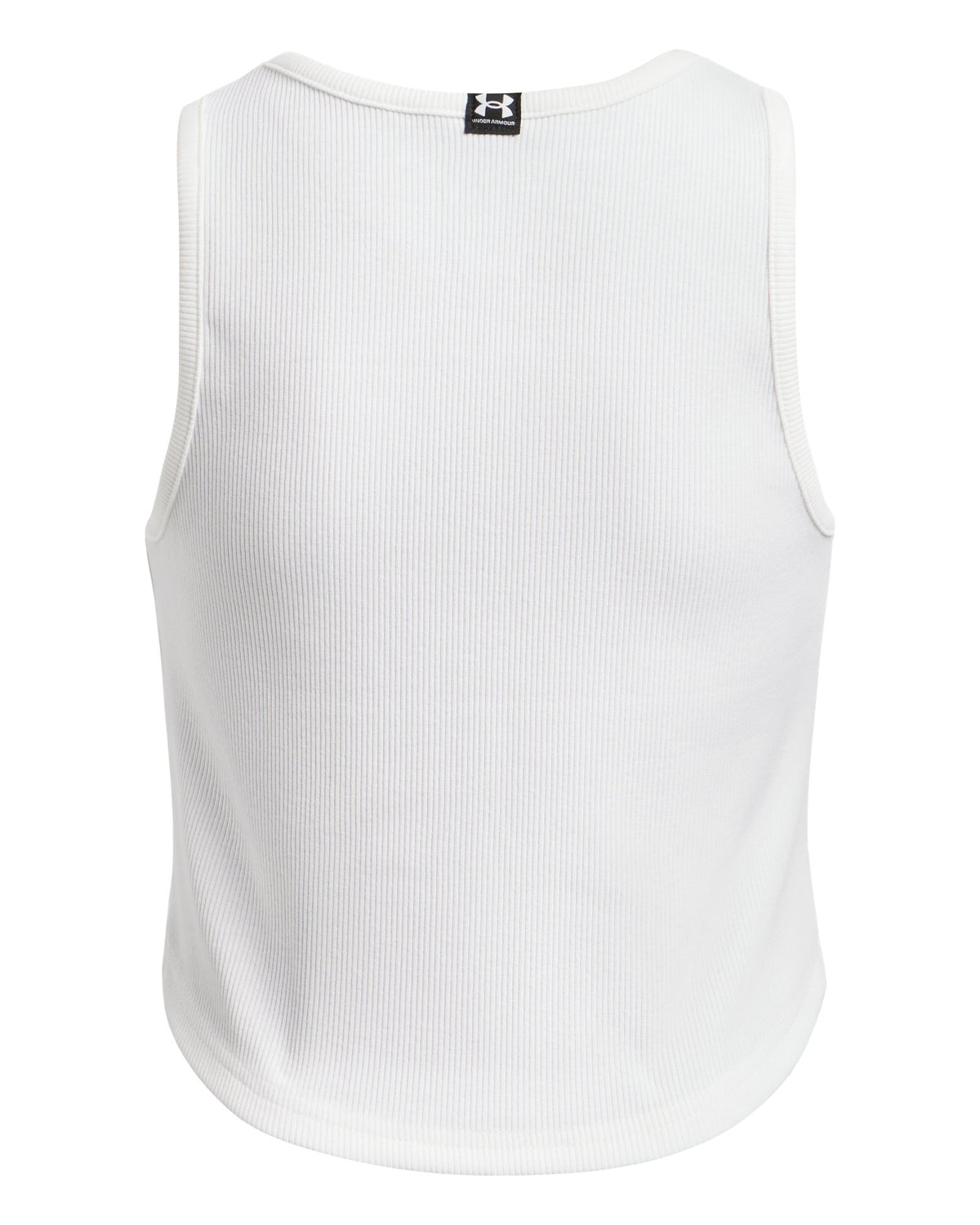 UA Rival Rib Girls' Tank - White